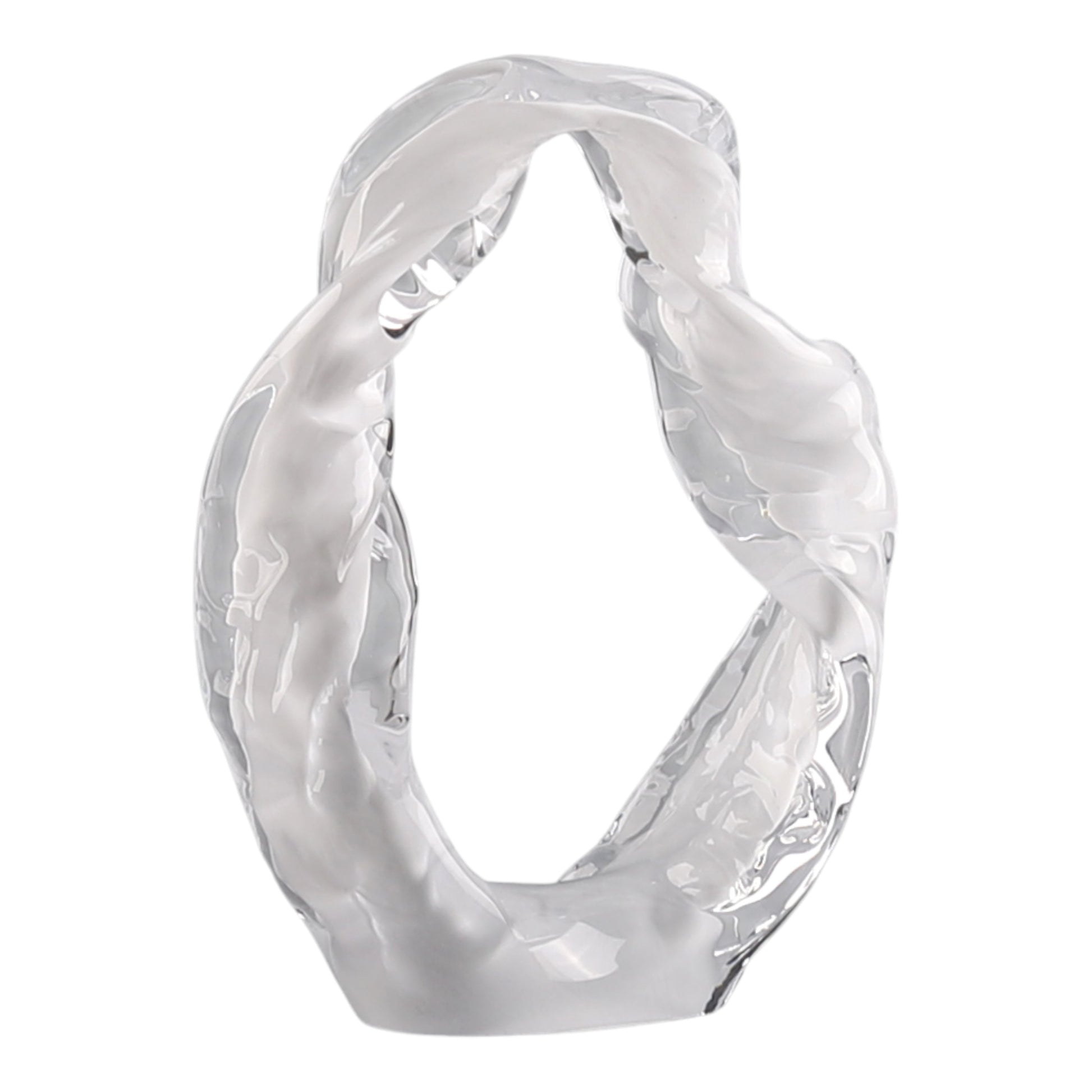 نحت زجاجي أبيض من سيدون Sidon White Glass Sculpture