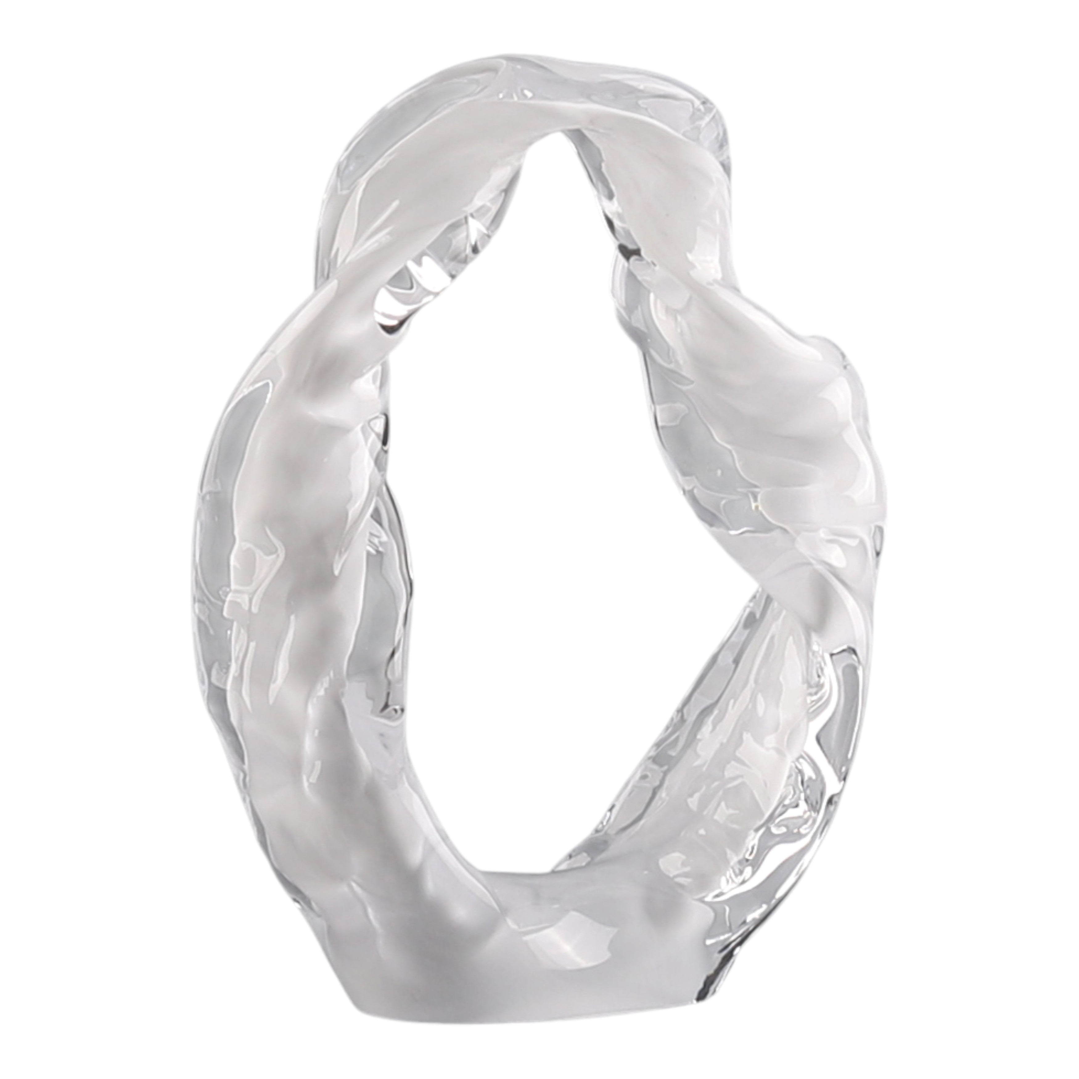 نحت زجاجي أبيض من سيدون Sidon White Glass Sculpture