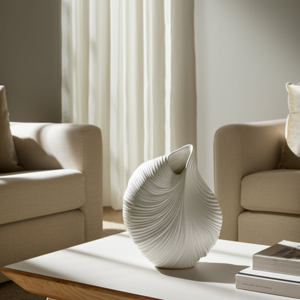 مزهرية كوني بيضاء Kony White  Vase