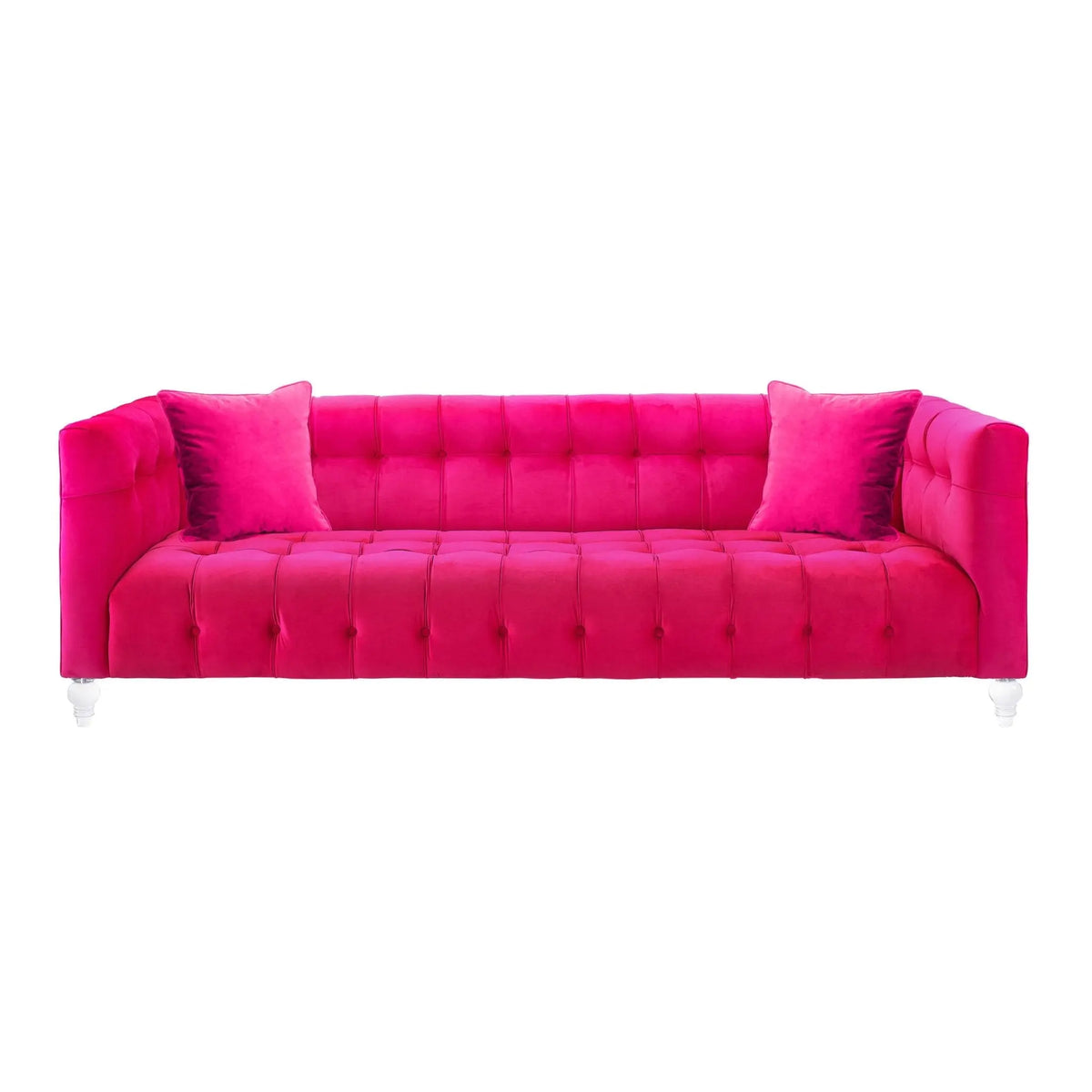 Bea Pink Velvet Sofa Sofas & Loveseats| TOV