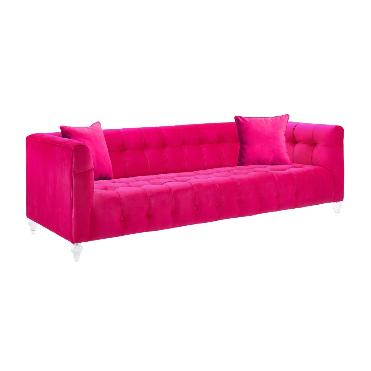 Bea Pink Velvet Sofa Sofas & Loveseats| TOV