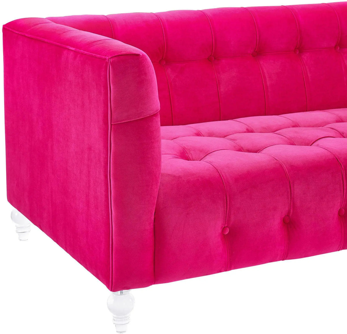 Bea Pink Velvet Sofa Sofas & Loveseats| TOV