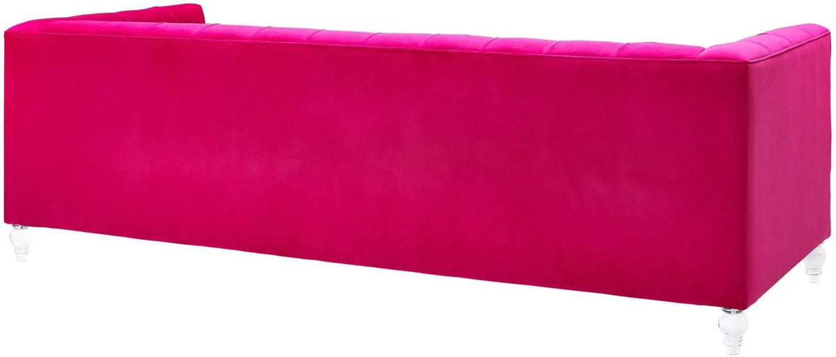 Bea Pink Velvet Sofa Sofas & Loveseats| TOV
