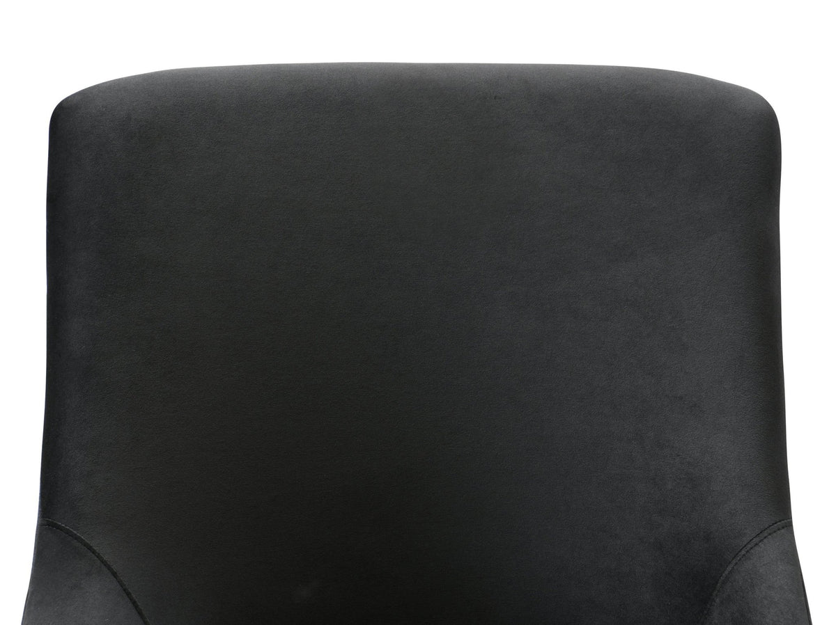 Beatrix Black Office Swivel Chair Chairs| TOV