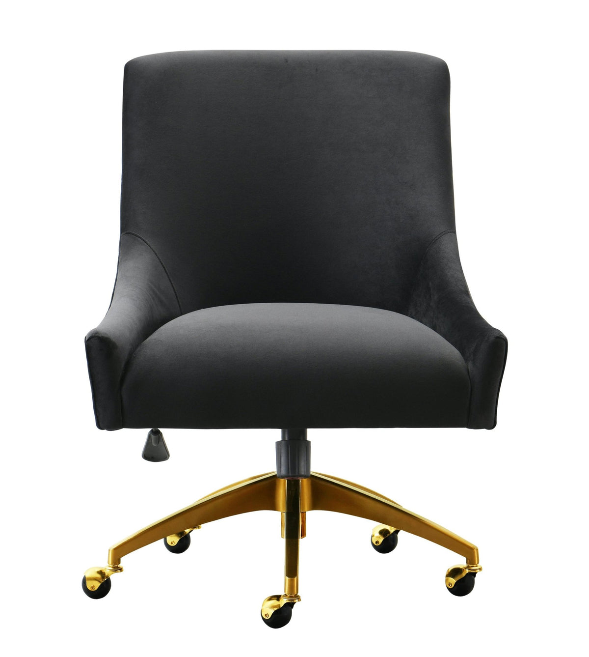 Beatrix Black Office Swivel Chair Chairs| TOV