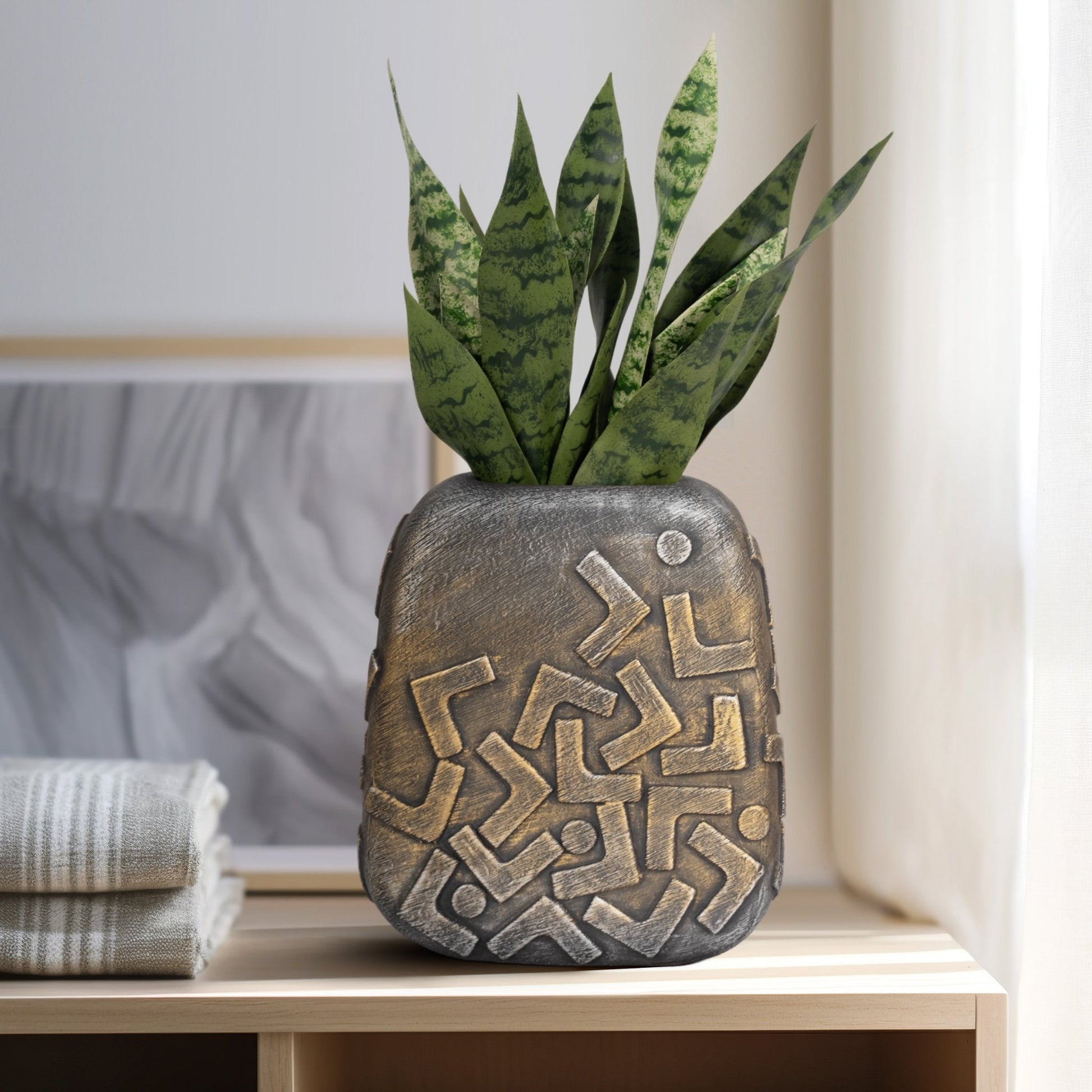 Bebir Shapes Ceramic Vase Vases and Jars| Sagebrook Home