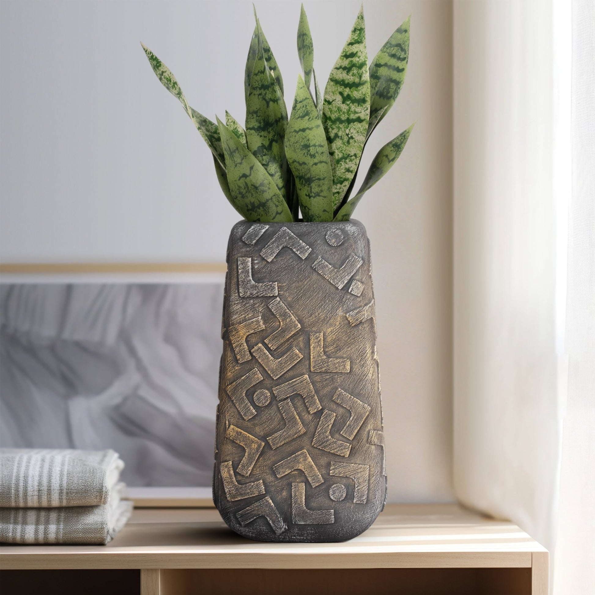 Bebir Shapes Ceramic Vase Vases and Jars| Sagebrook Home