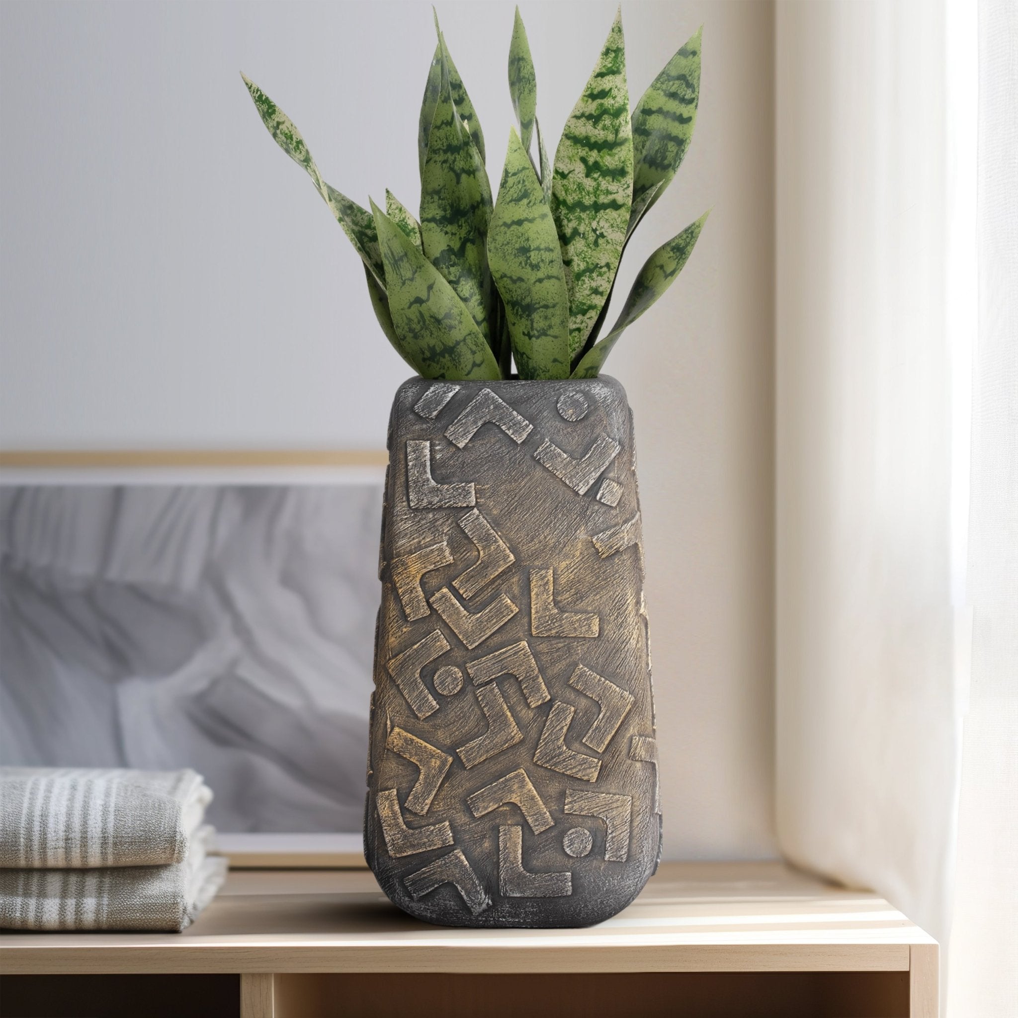 Bebir Shapes Ceramic Vase Vases and Jars| Sagebrook Home