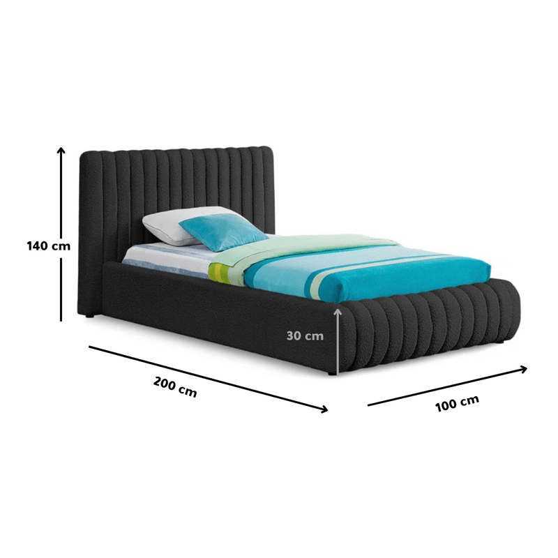 Bed – Black Velvet Upholstered-r Beds| Otath