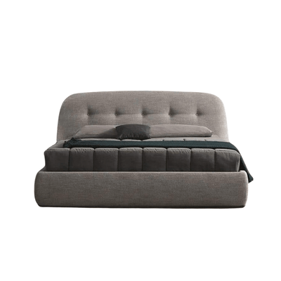Bed – Grey Linen Upholstered - m - Al Rugaib Furniture
