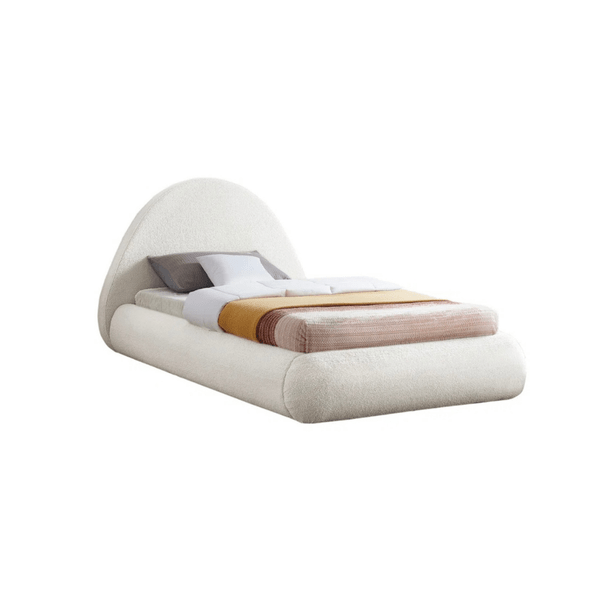 Bed – Off White Bouclé Upholstered-q Beds| Otath