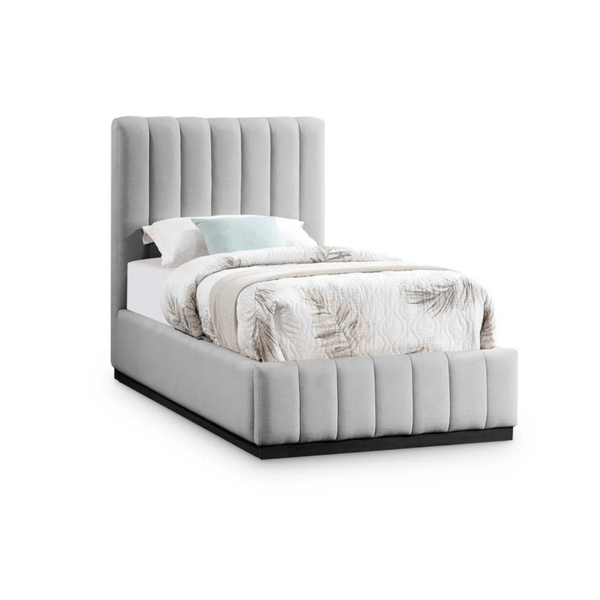 Bed – Off WhiteVelvet Upholstered-s Beds| Otath