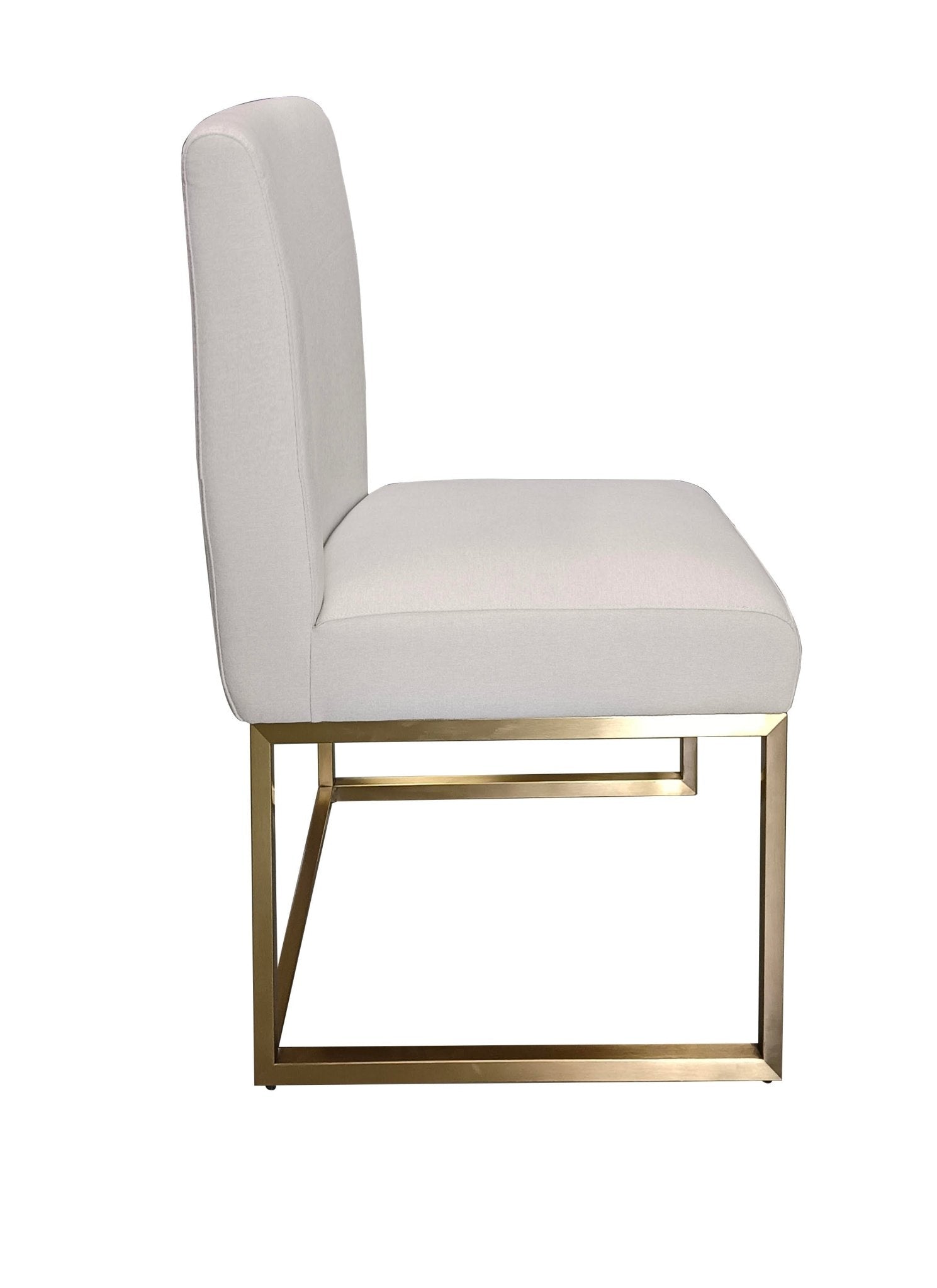 Beige Dining Chair Gold legs Chairs| Roots Furniture