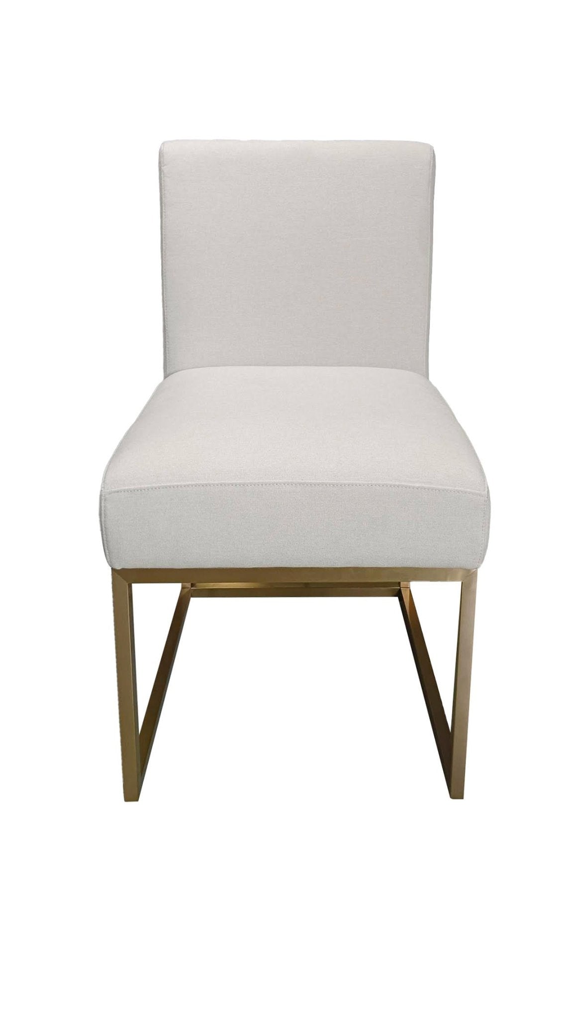 Beige Dining Chair Gold legs Chairs| Roots Furniture