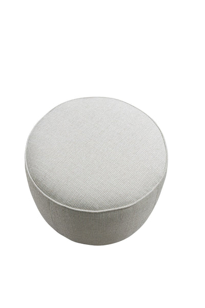 Beige Linen Ottoman W55.5xH44cm - Al Rugaib Furniture