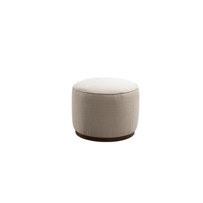 Beige Linen Ottoman W55.5xH44cm - Al Rugaib Furniture