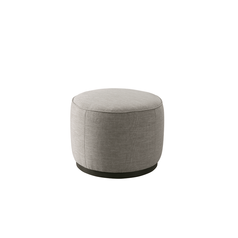 Beige Linen Ottoman W55.5xH44cm - Al Rugaib Furniture