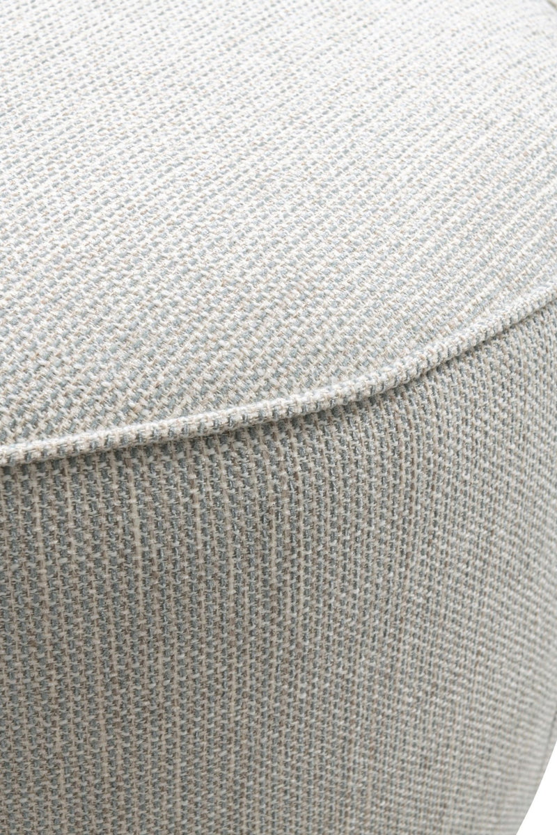 Beige Linen Ottoman W55.5xH44cm - Al Rugaib Furniture