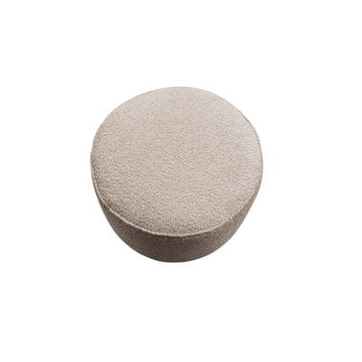Beige Linen Ottoman W55.5xH44cm - Al Rugaib Furniture