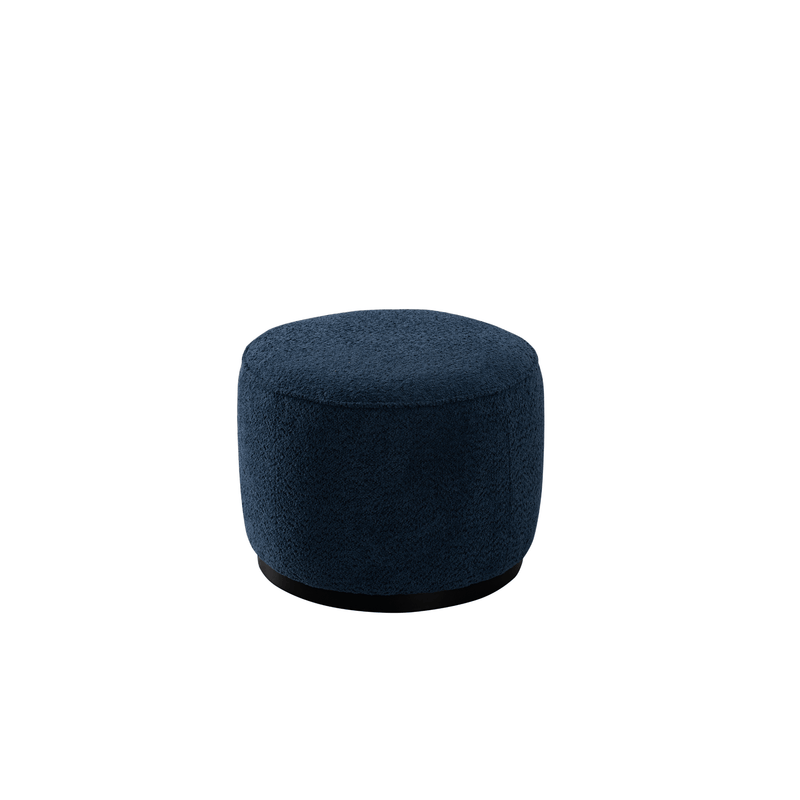 Beige Linen Ottoman W55.5xH44cm - Al Rugaib Furniture