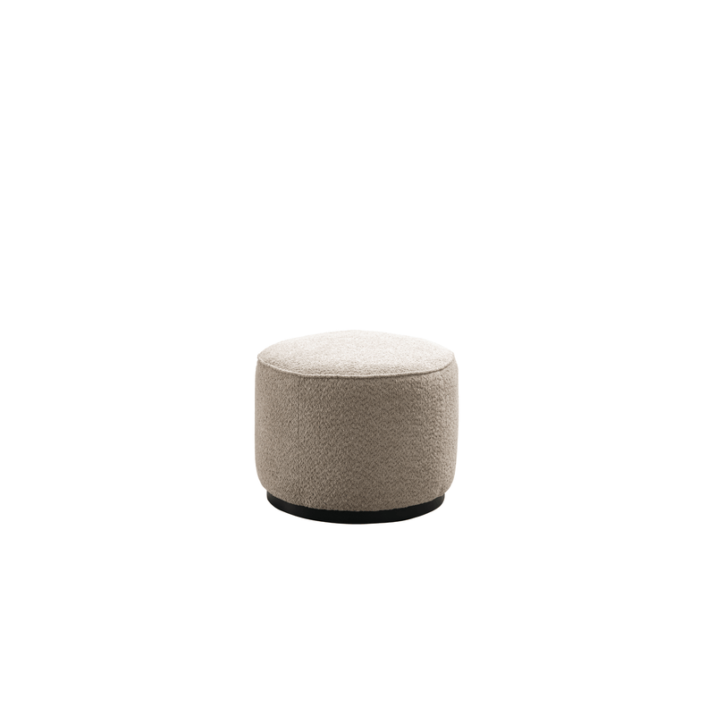 Beige Linen Ottoman W55.5xH44cm - Al Rugaib Furniture