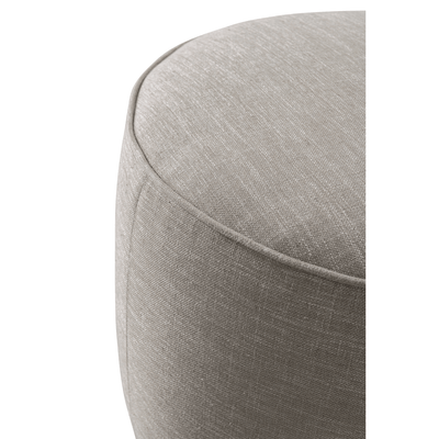 Beige Linen Ottoman W55.5xH44cm - Al Rugaib Furniture
