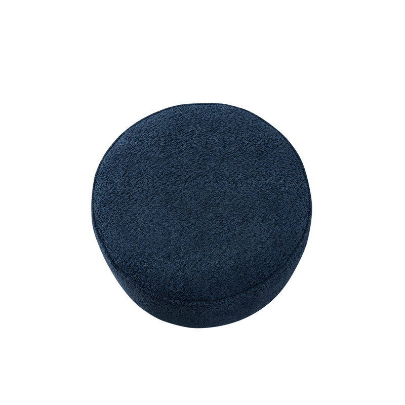 Beige Linen Ottoman W55.5xH44cm - Al Rugaib Furniture