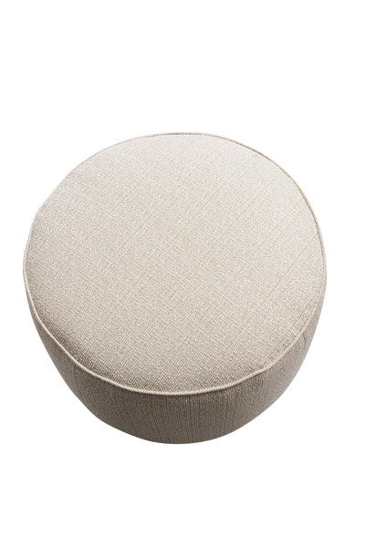 Beige Linen Ottoman W55.5xH44cm - Al Rugaib Furniture