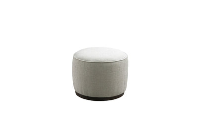 Beige Linen Ottoman W55.5xH44cm - Al Rugaib Furniture