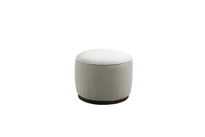 Beige Linen Ottoman W55.5xH44cm - Al Rugaib Furniture