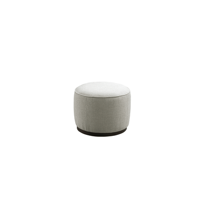 Beige Linen Ottoman W55.5xH44cm - Al Rugaib Furniture