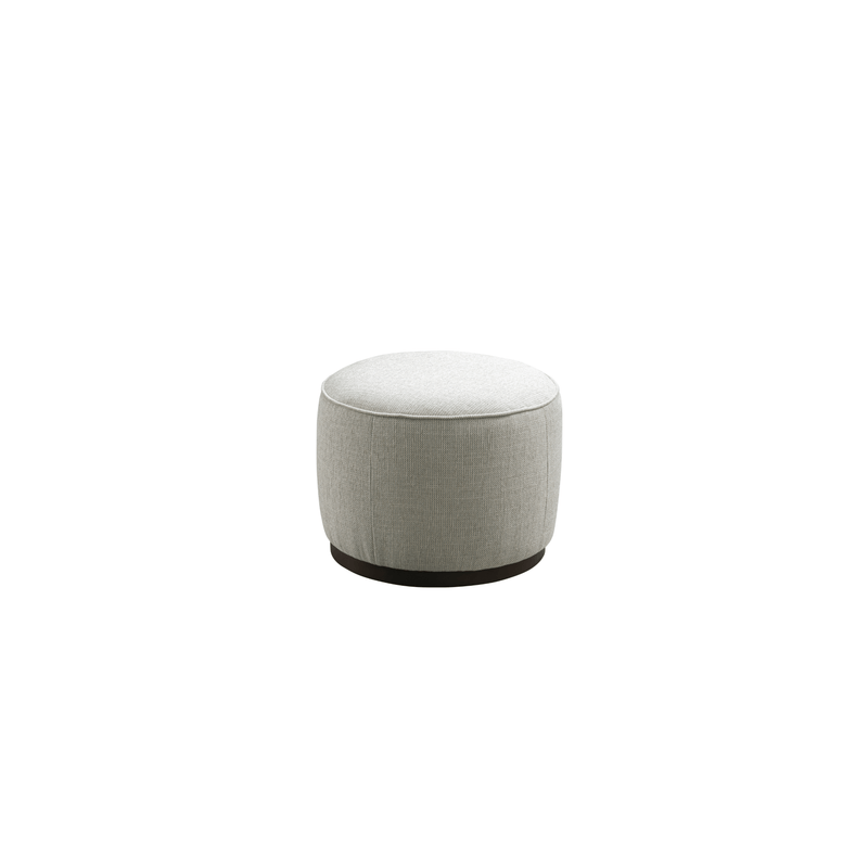 Beige Linen Ottoman W55.5xH44cm - Al Rugaib Furniture