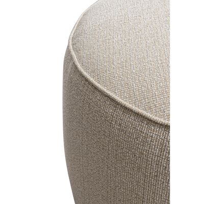 Beige Linen Ottoman W55.5xH44cm - Al Rugaib Furniture