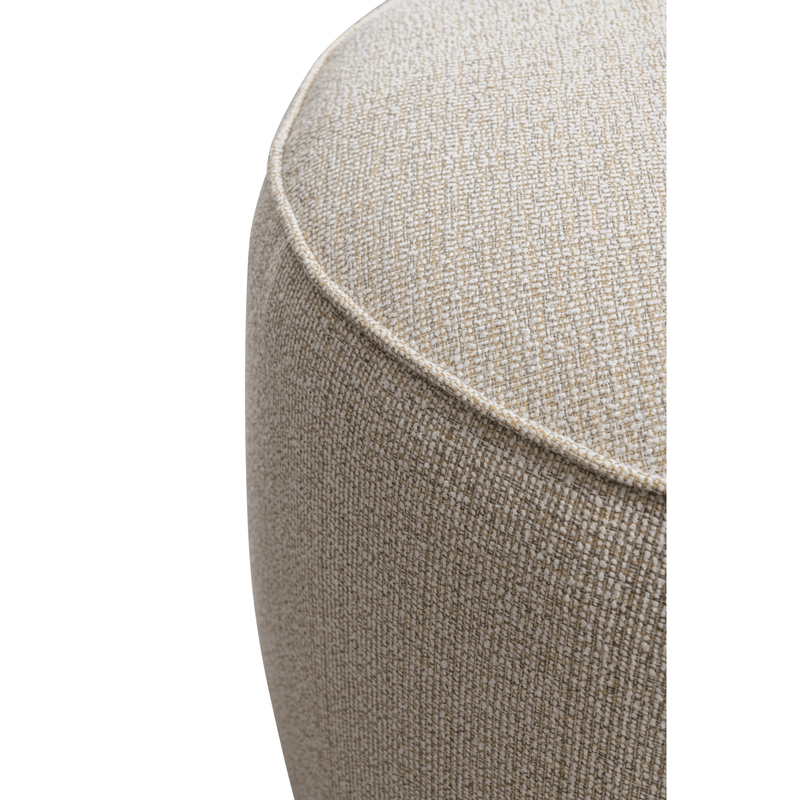 Beige Linen Ottoman W55.5xH44cm - Al Rugaib Furniture