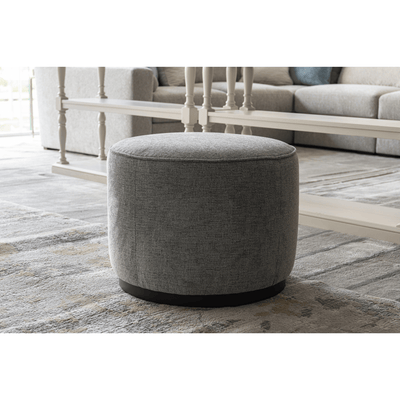 Beige Linen Ottoman W55.5xH44cm - Al Rugaib Furniture