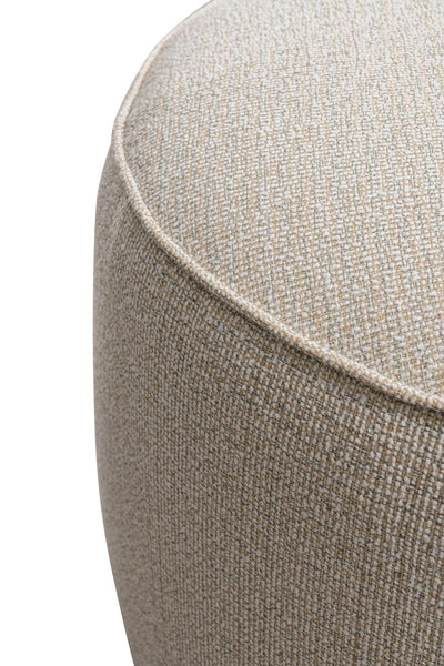 Beige Linen Ottoman W55.5xH44cm - Al Rugaib Furniture
