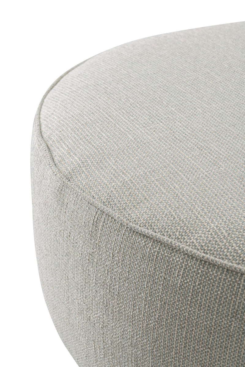 Beige Linen Ottoman W91xH36cm - Al Rugaib Furniture
