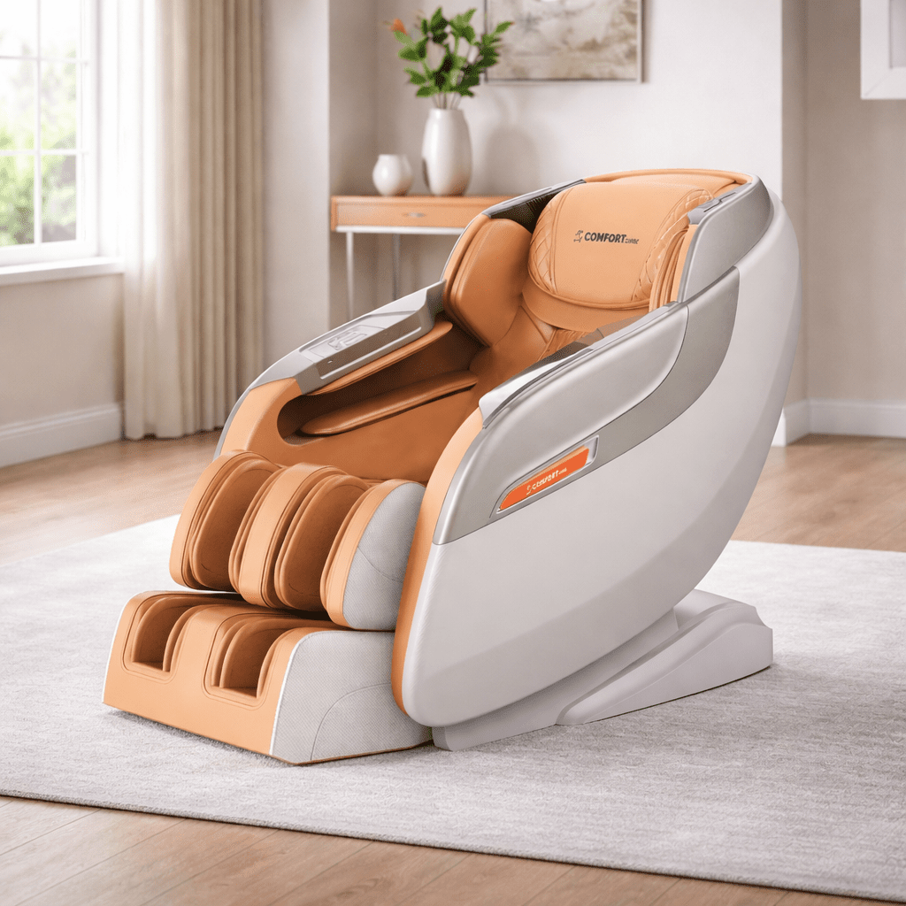 Beige Massage Chair Recliners| Comfort Zone
