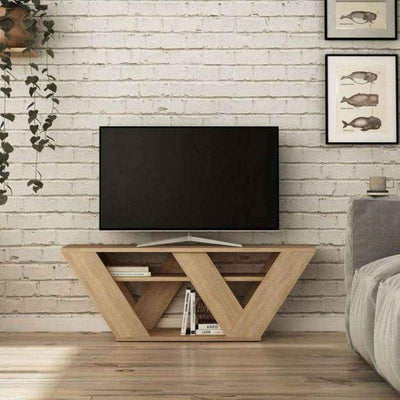 Beige TV Unit With Timeless Elegance for Your Entertainment Space By Alhome - Al Rugaib Furniture