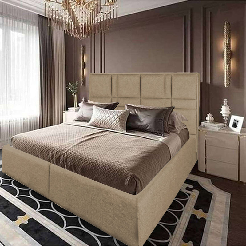 In House | Berlin Bed Frame Linen - 200x100 cm