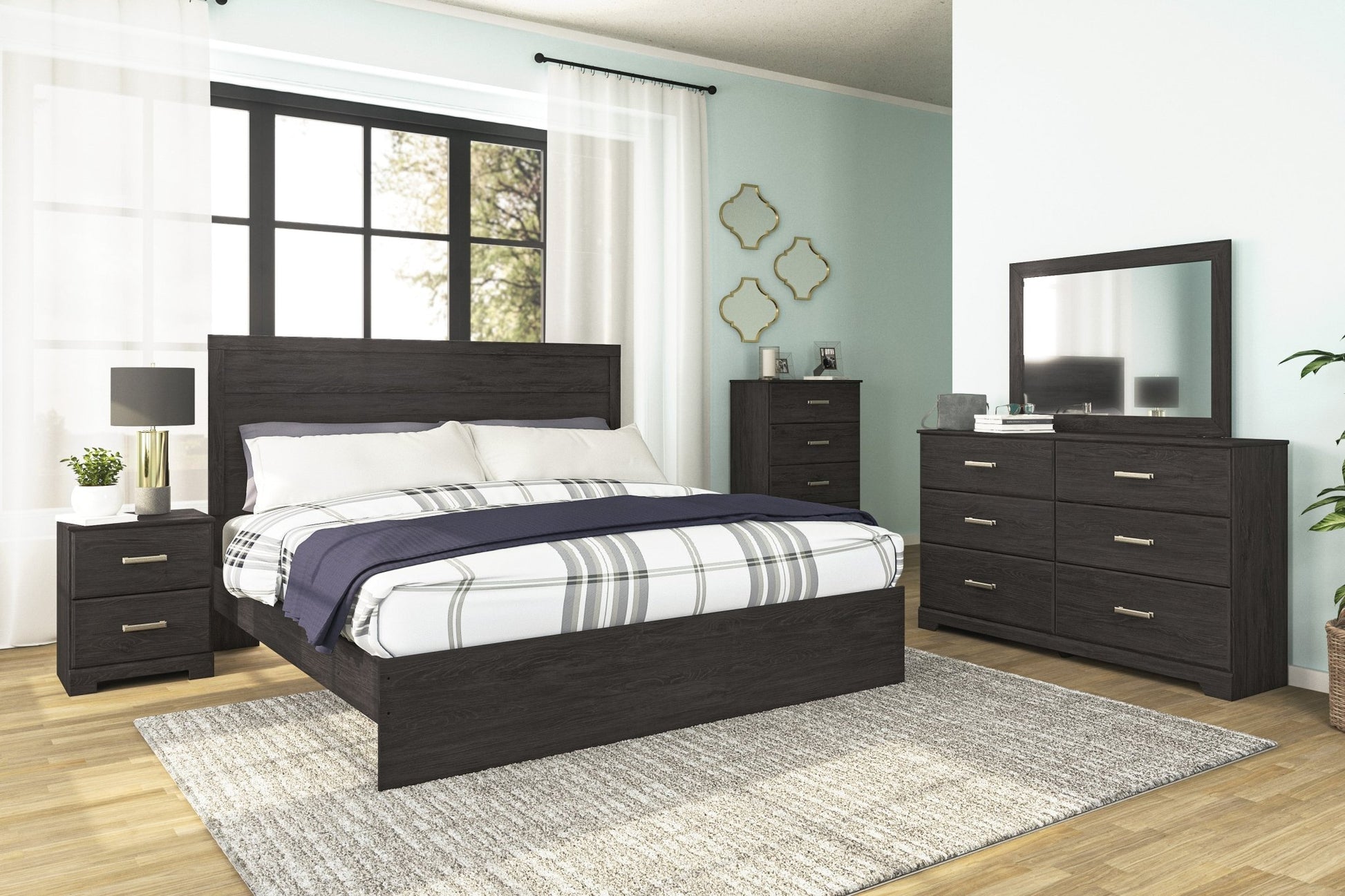 Belachime King Panel Bed Beds| Ashley Homestore