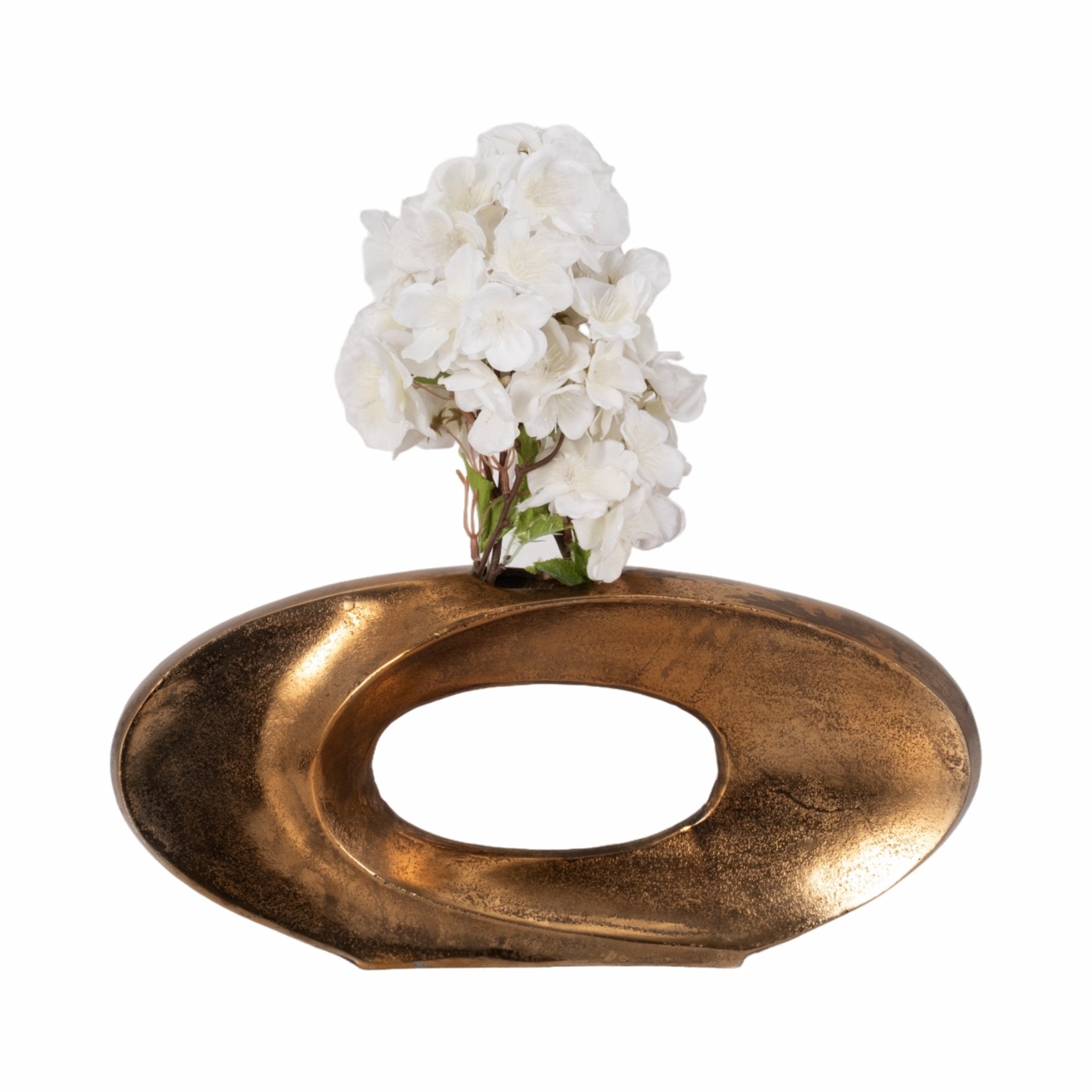 Belcove, Metal Cut-out Vase, Bronze Vases and Jars| Sagebrook Home