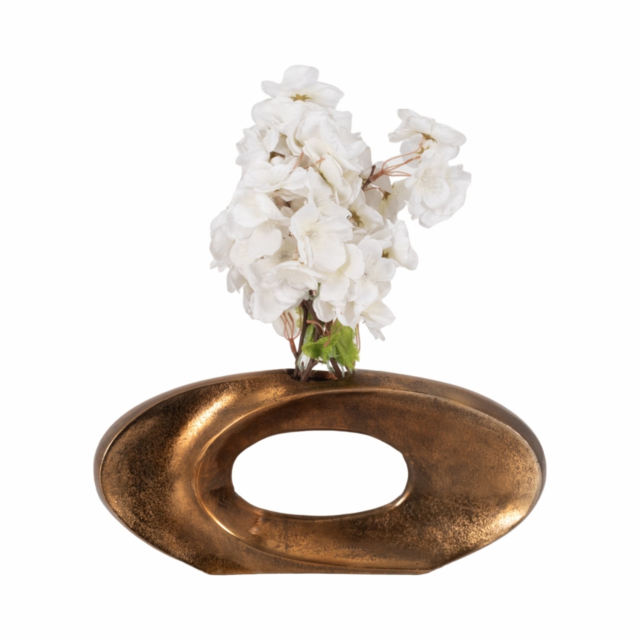 Belcove, Metal Cut-out Vase, Bronze Vases and Jars| Sagebrook Home