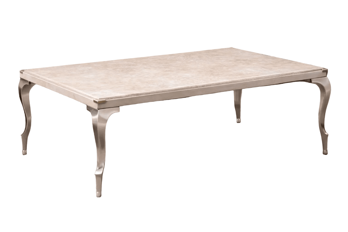 Bella Donna Rectangle Stone Top Cocktail Table Coffee Tables| Hooker
