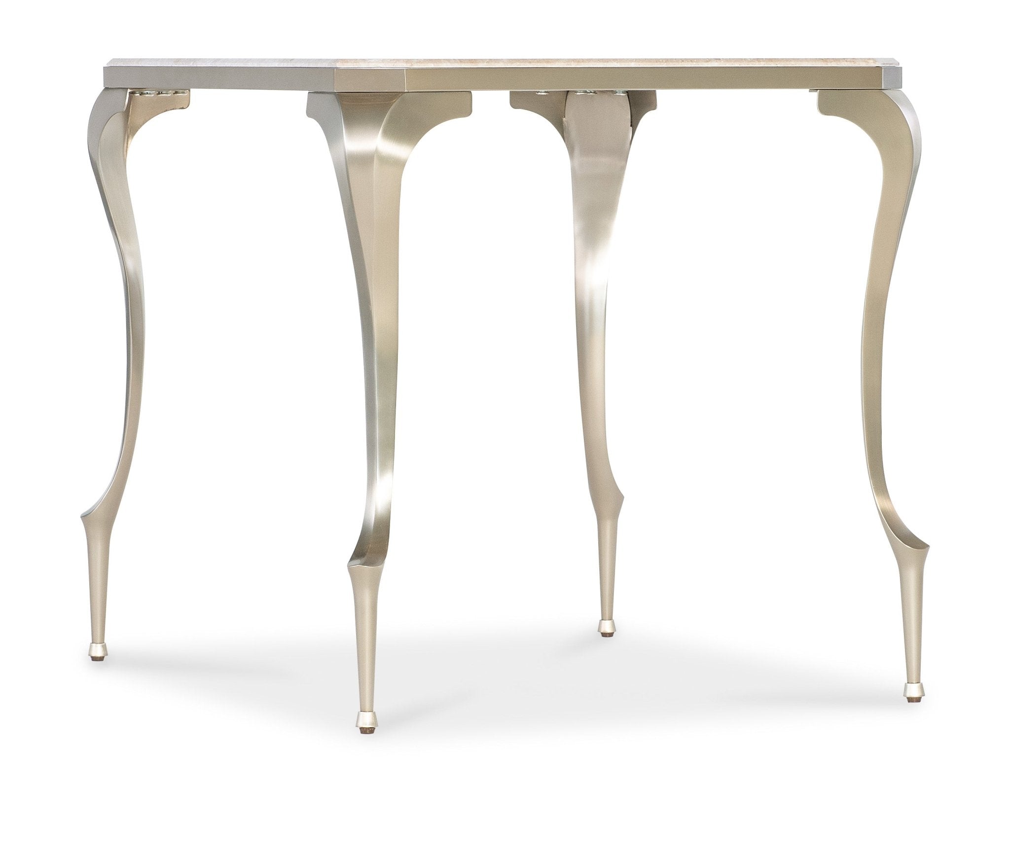 Bella Donna Rectangle Stone Top End Table End Tables| Hooker
