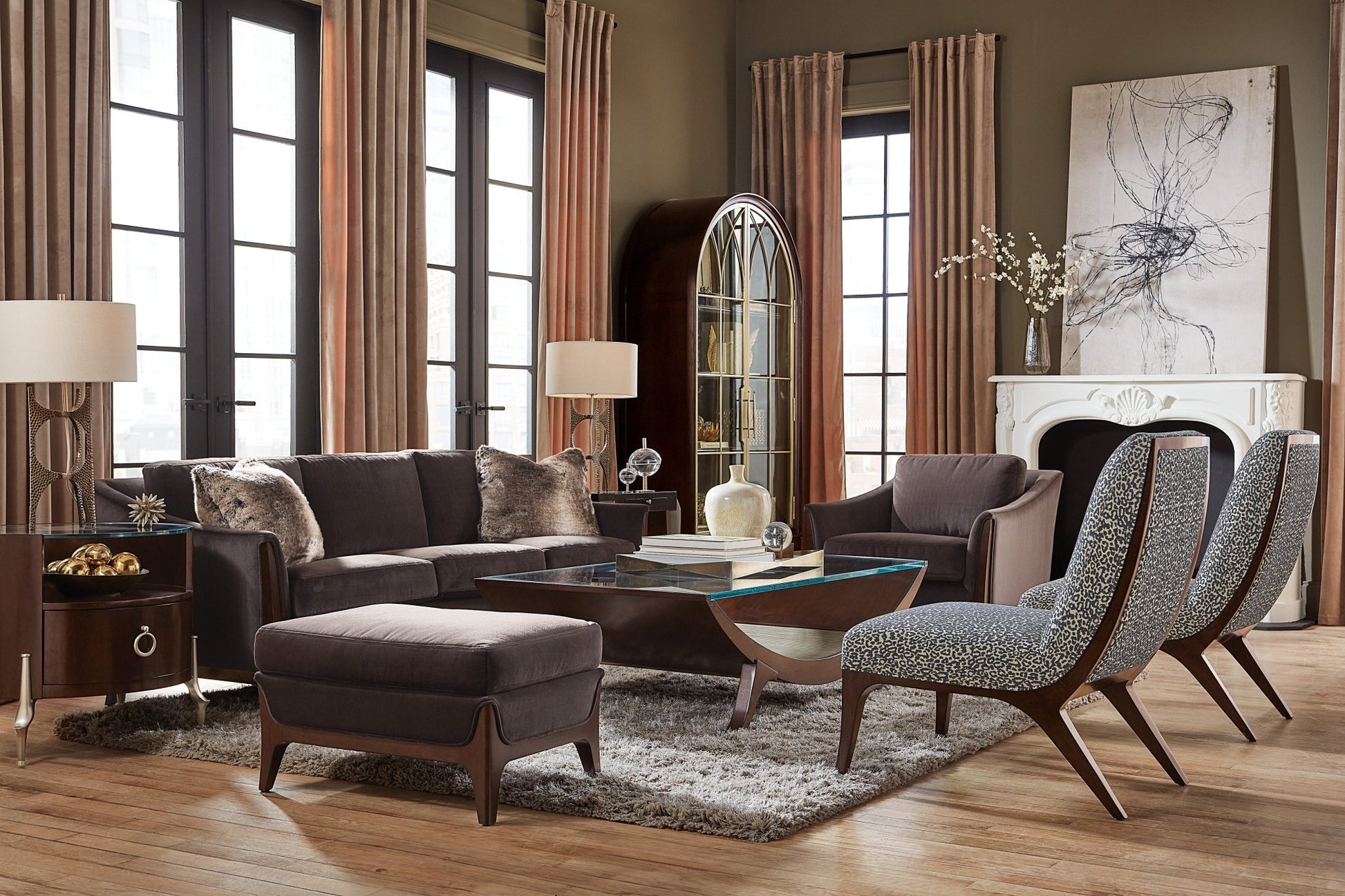 Bella Donna Round Side Table Accent & End Tables| Hooker