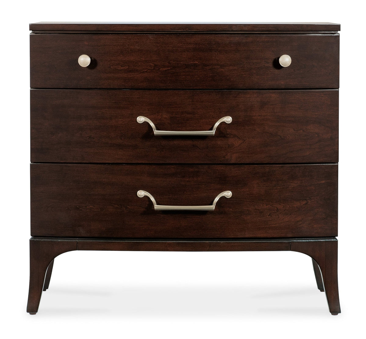 Bella Donna Three-Drawer Nightstand Nightstands| Hooker