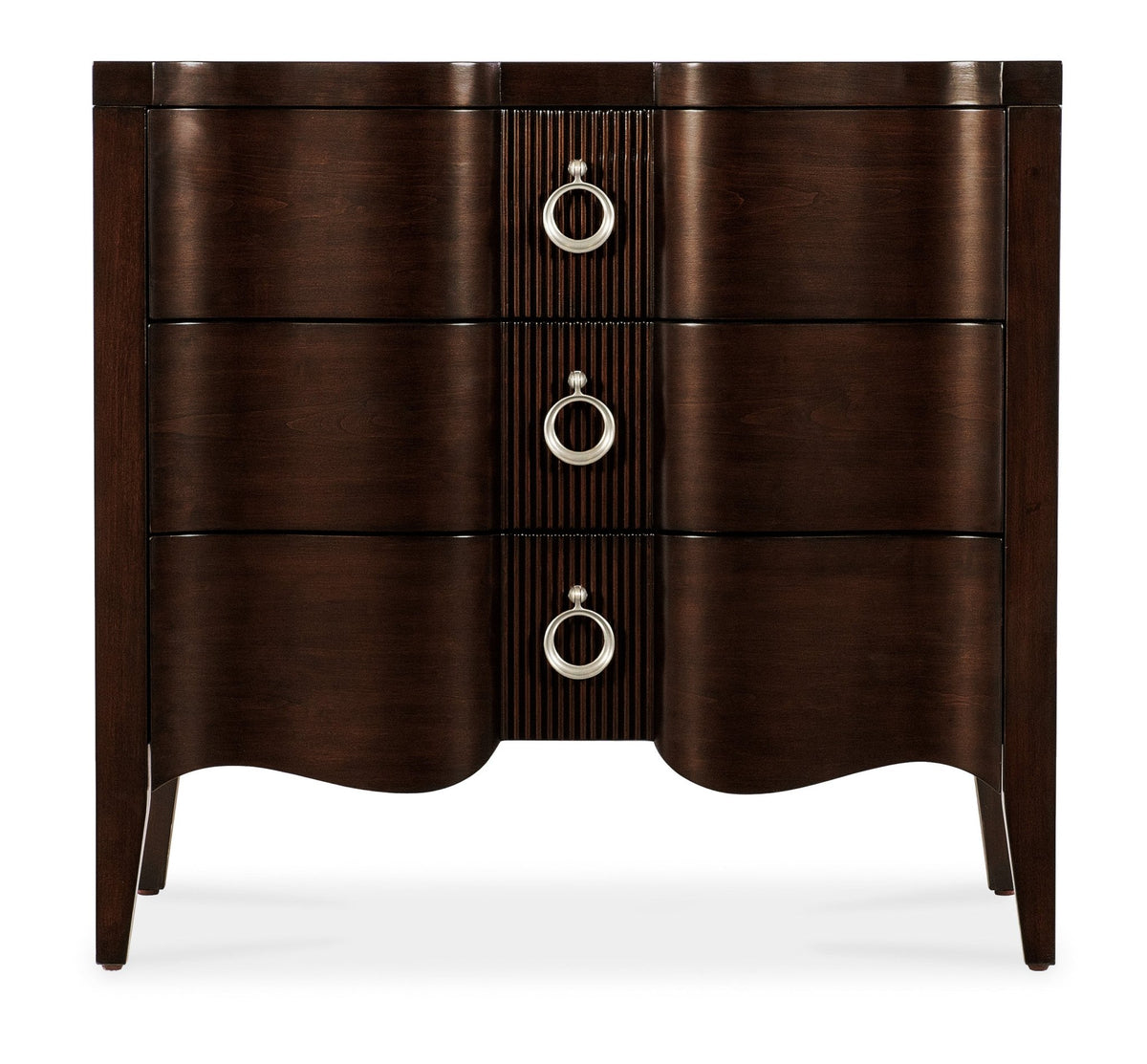 Bella Donna Three-Drawer Nightstand Nightstands| Hooker