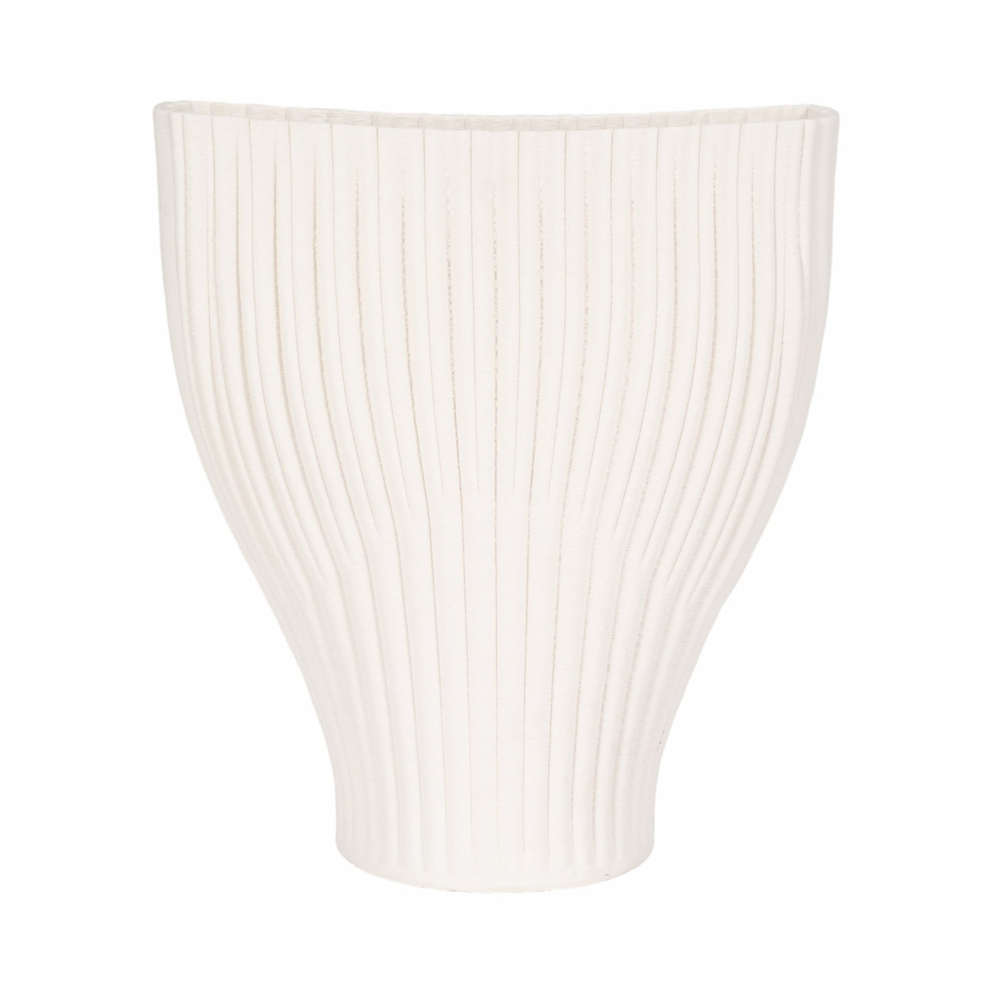 BELLO 3D PRINTED VASE, IVORY/BEIGE Vases and Jars| Sagebrook Home