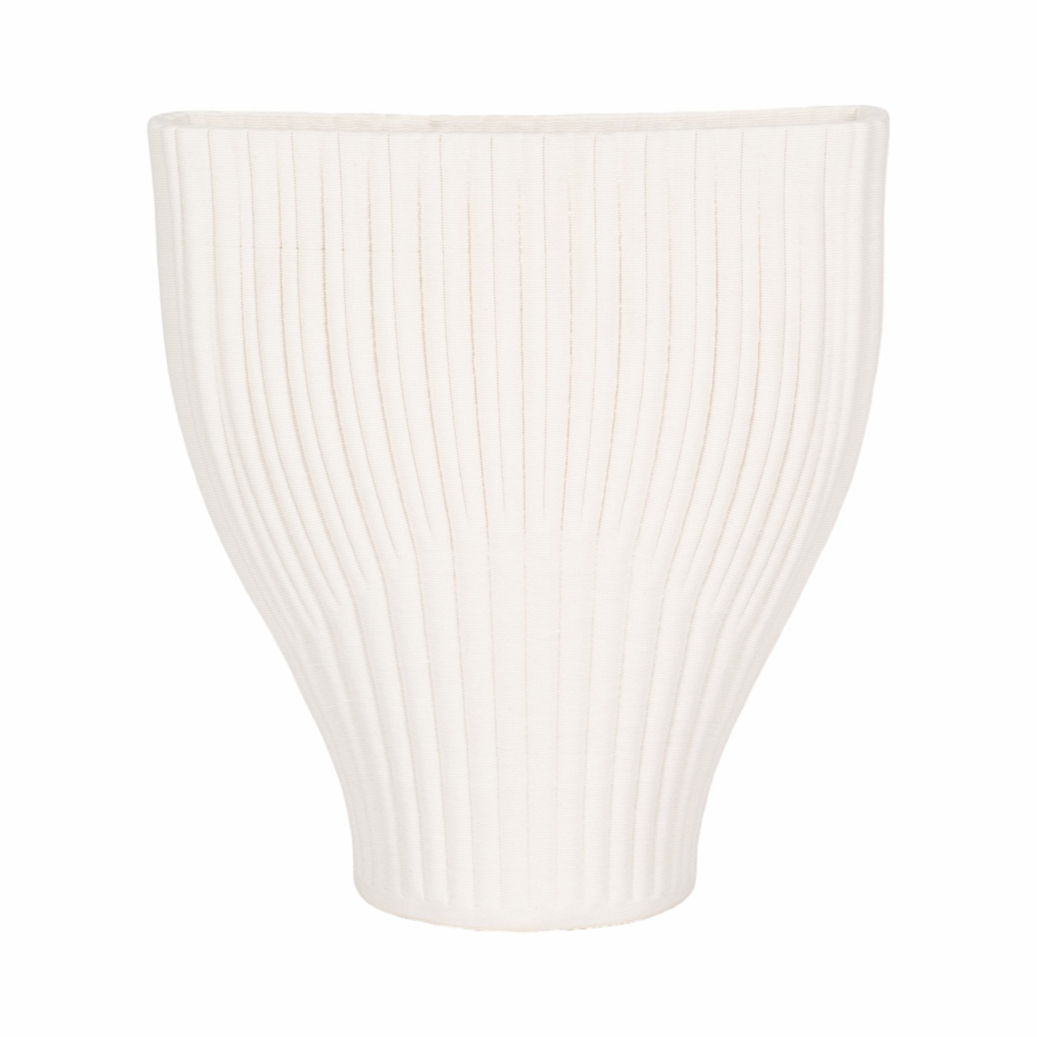 BELLO 3D PRINTED VASE, IVORY/BEIGE Vases and Jars| Sagebrook Home